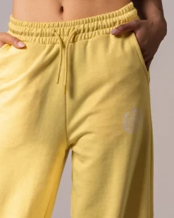 Straight Sweatpants Loopback Yellow Lemon