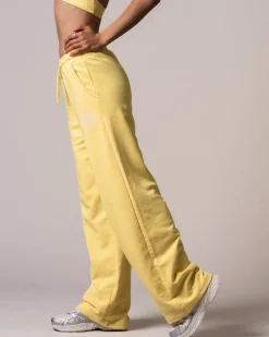 Straight Sweatpants Loopback Yellow Lemon