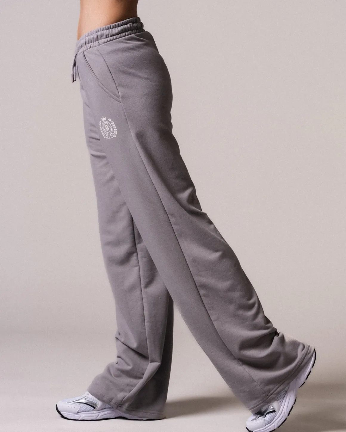 Straight Sweatpants Loopback Grey Dove