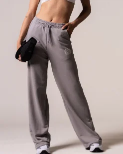 Straight Sweatpants Loopback Grey Dove