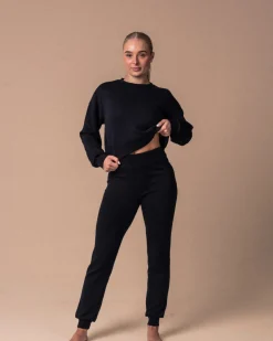 Studio Modal Pants Black