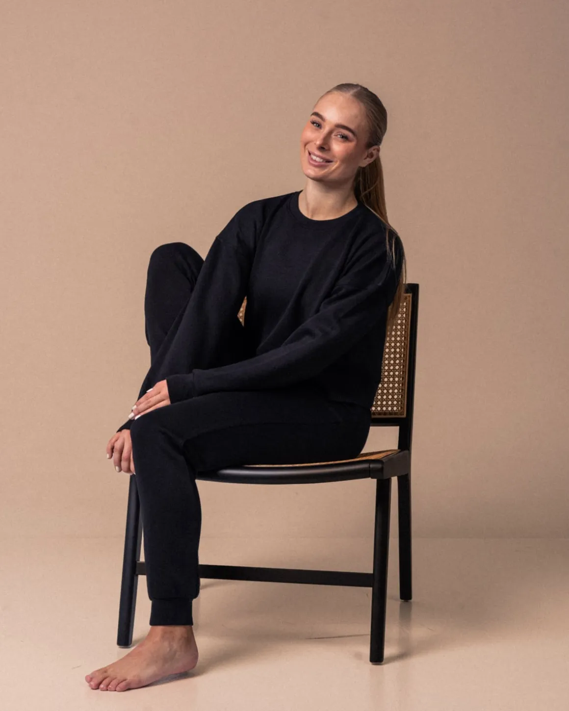 Studio Modal Pants Black