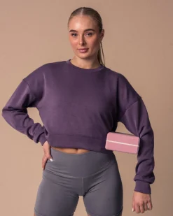 Studio Modal Sweater Lilac Plum