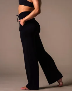 Studio Modal Wide Pants Black
