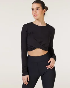 Studio Twist Long Sleeve Black