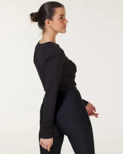Studio Twist Long Sleeve Black