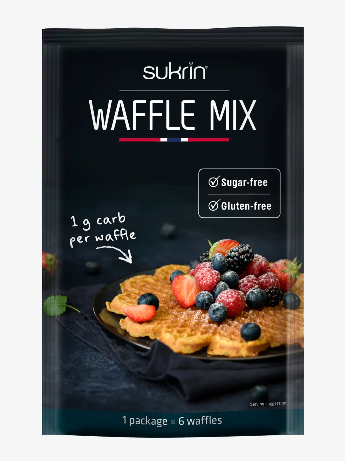 Sukrin Waffle mix 3x100g