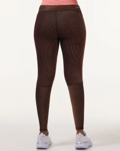 Swift Tech Rib Tights Peach+Black 2-PACK
