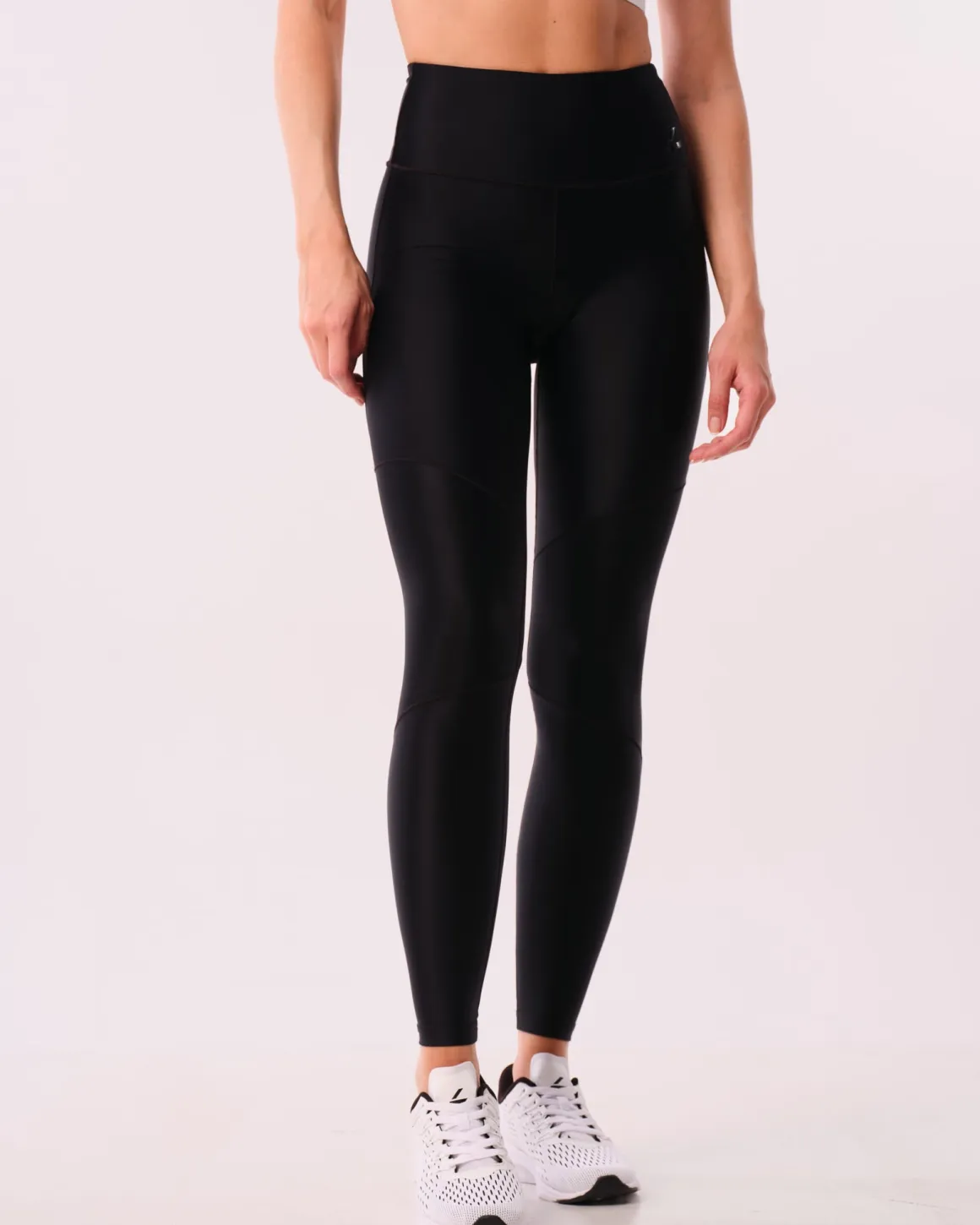 Tech Comp Tights Black Reflective