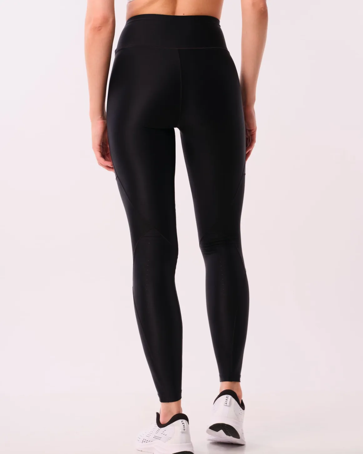 Tech Comp Tights Black Reflective
