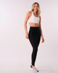 Tech Comp Tights Black Reflective