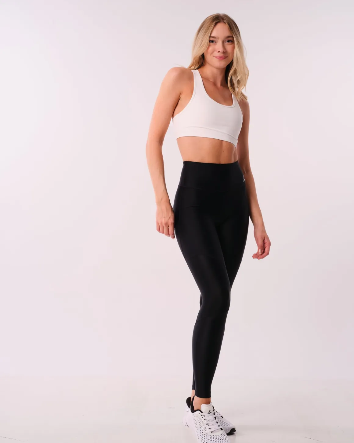 Tech Comp Tights Black Reflective