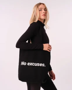 Tights.no No Excuses Tote Black – One Size