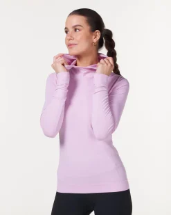 Trail Seamless Running Hood Pearl Lilac