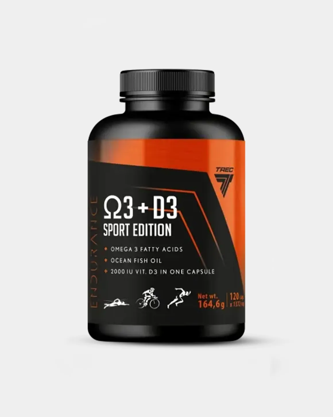 Trec Omega 3+D3, Sport Edition, 120 caps