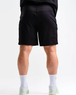 T-Shirt M + Jersey Shorts M Black SET