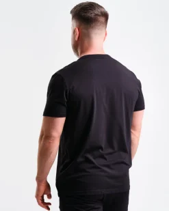 T-Shirt M + Jersey Shorts M Black SET