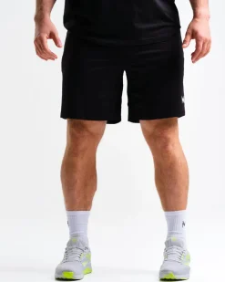 T-Shirt M + Jersey Shorts M Black SET