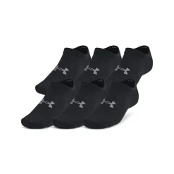 UA Essential No Show 6-pack Black