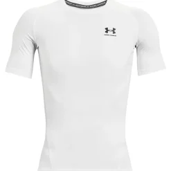 UA HeatGear Armour Compression SS White
