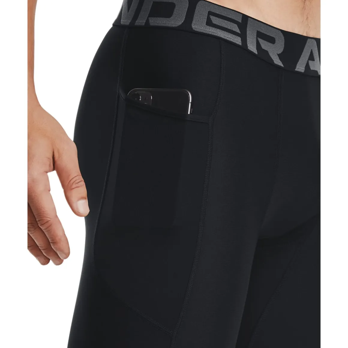 UA HeatGear Armour Long Shorts Black