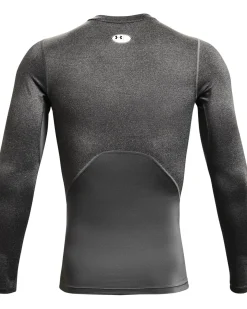 UA HG Armour Comp LS Carbon Heather