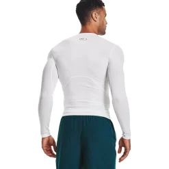 UA HG Armour Comp LS White