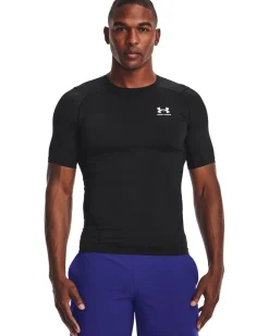 UA HG Armour Comp SS Black
