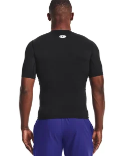 UA HG Armour Comp SS Black