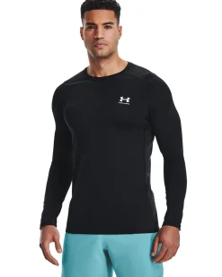 UA HG Armour Fitted LS Black