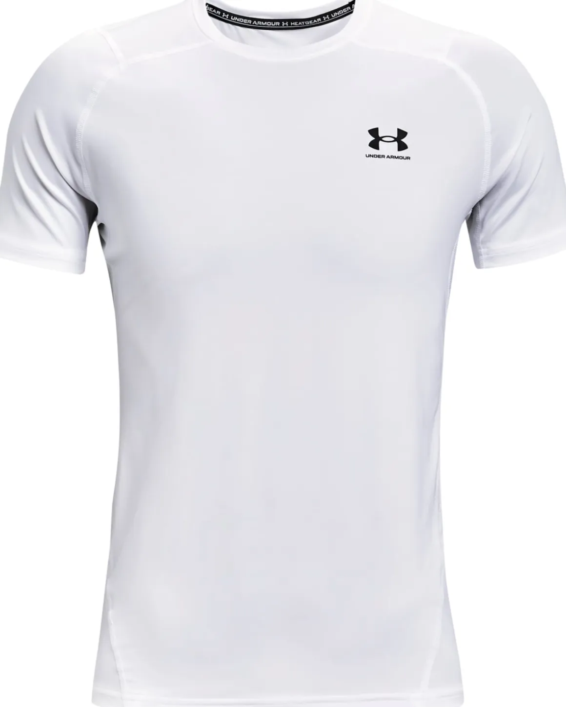 UA HG Armour Fitted SS White
