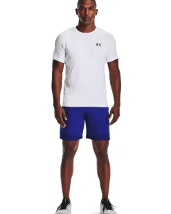 UA HG Armour Fitted SS White