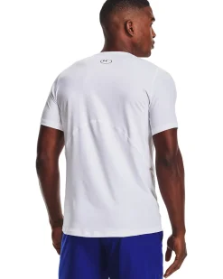 UA HG Armour Fitted SS White