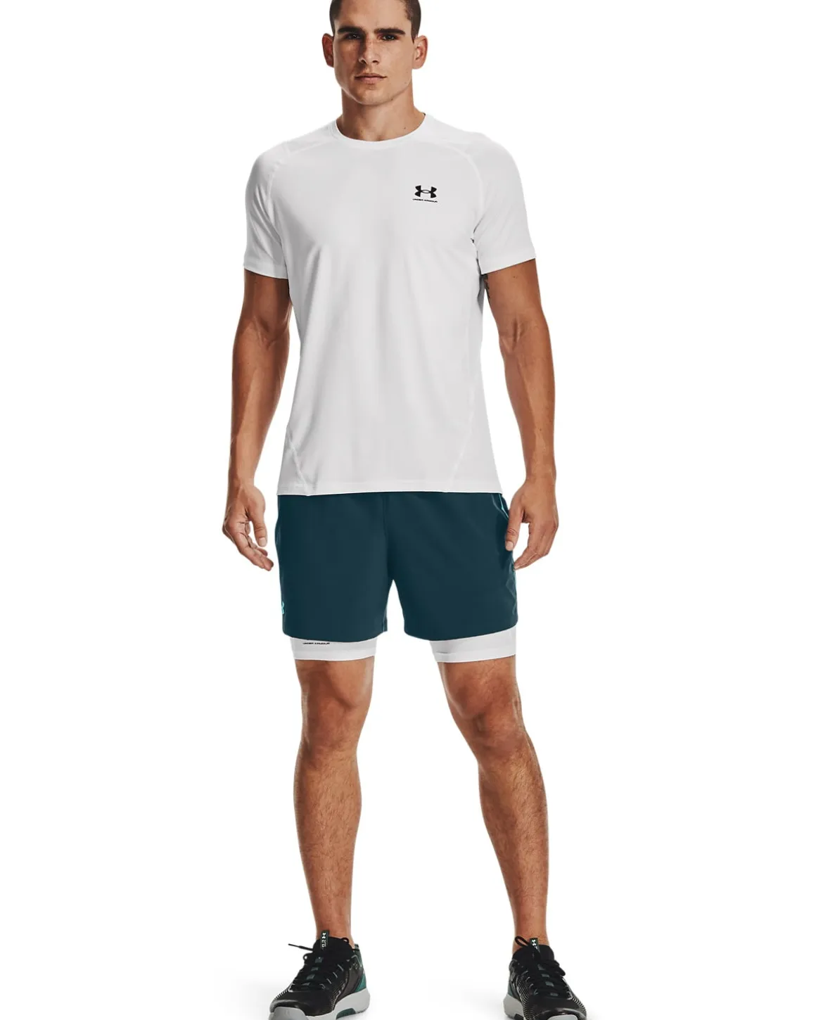 UA HG Armour Shorts White