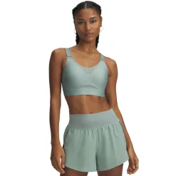 UA Infinity High 2.0 Bra Silica Green