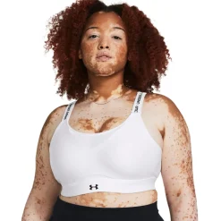 UA Infinity High 2.0 Bra White
