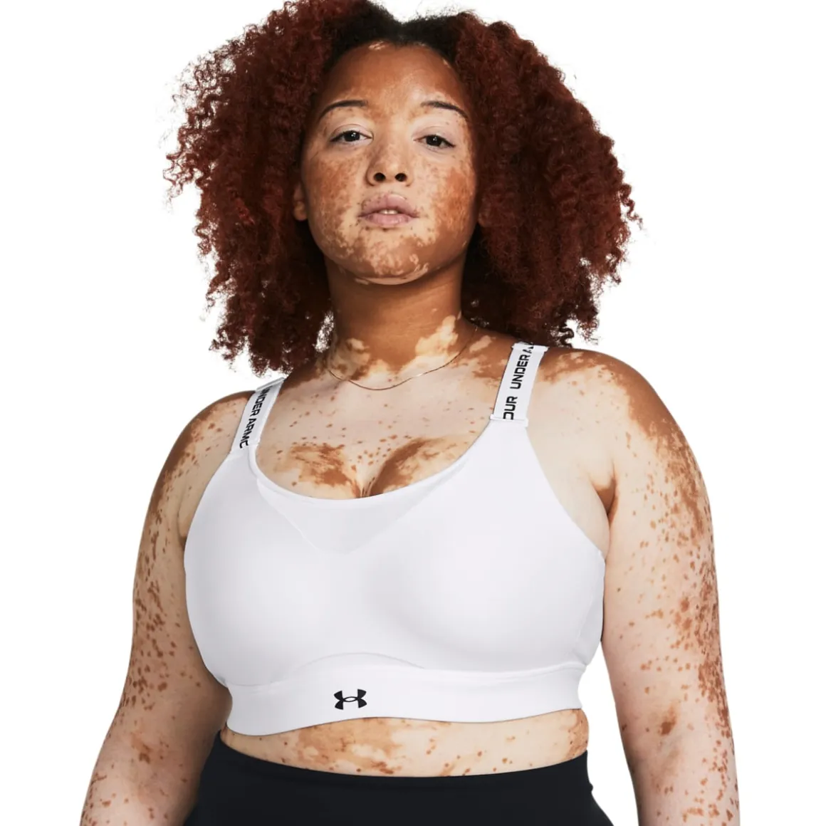 UA Infinity High 2.0 Bra White