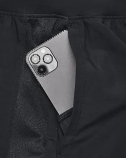 UA Launch 7″ 2-in-1 Shorts Black