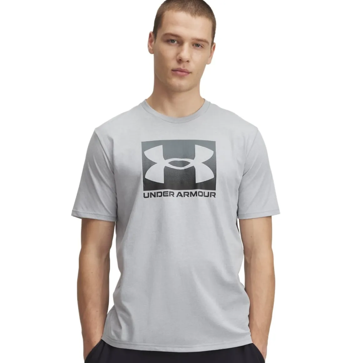 UA M Boxed Sports SS Grey/Blue 2-PACK