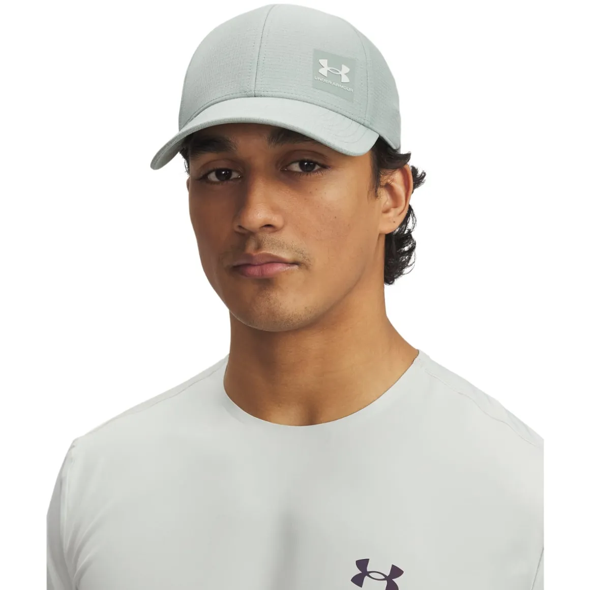 UA M Iso-chill Armourvent Stretch Fit Silica Green