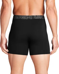 UA Performance Cotton 6″ 3-pack Black