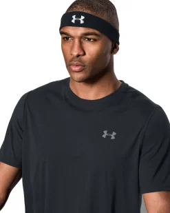 UA Performance Headband Black – One-Size
