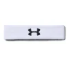 UA Performance Headband White – One-Size