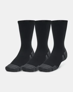 UA Performance Tech 3-pack Crew Black