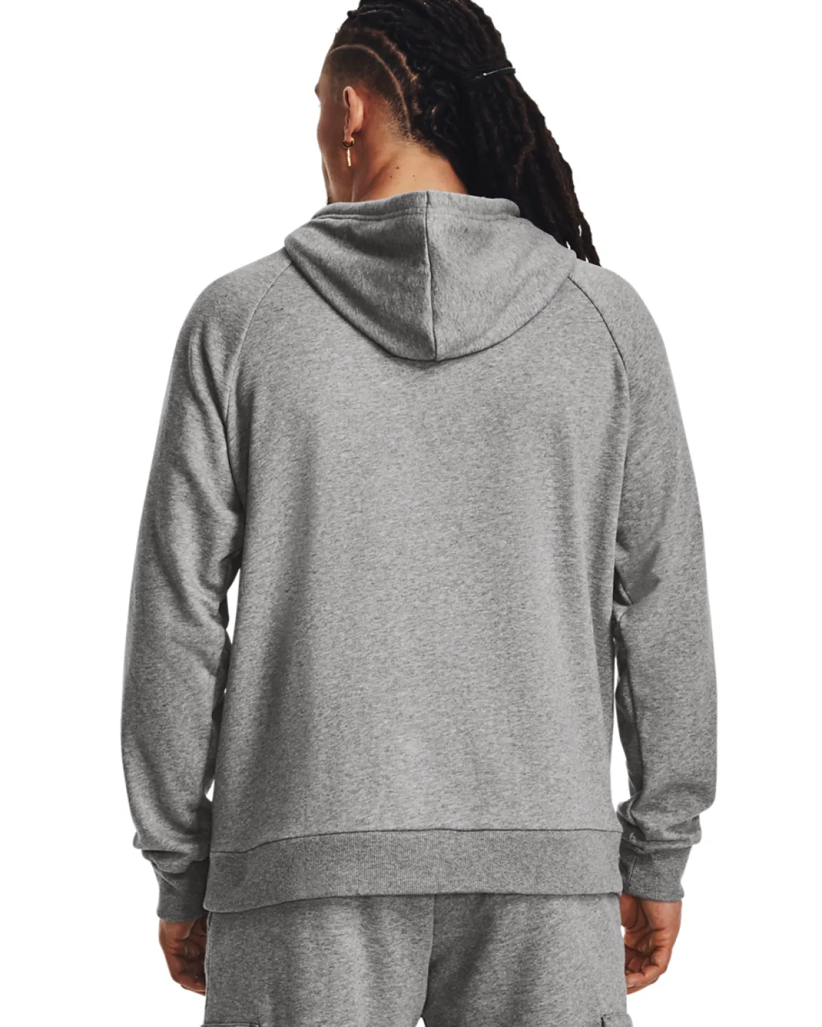 UA Rival Fleece Hoodie Castlerock Light Heather