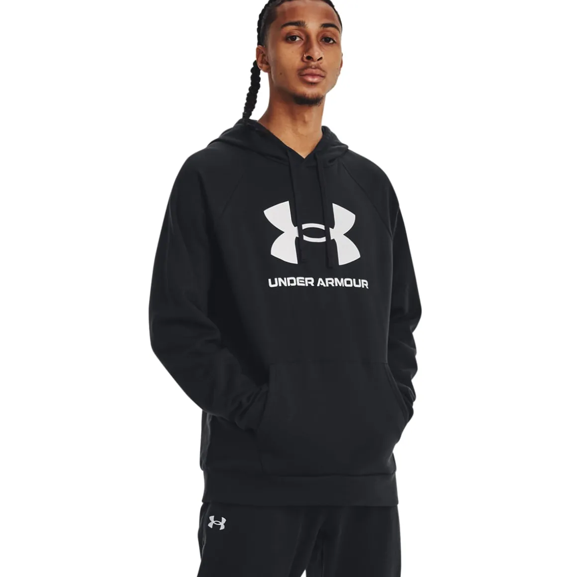 UA Rival Fleece Hoodie + Joggers Castlerock SET
