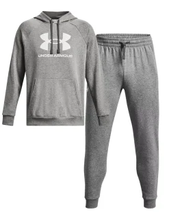 UA Rival Fleece Hoodie + Joggers Castlerock SET