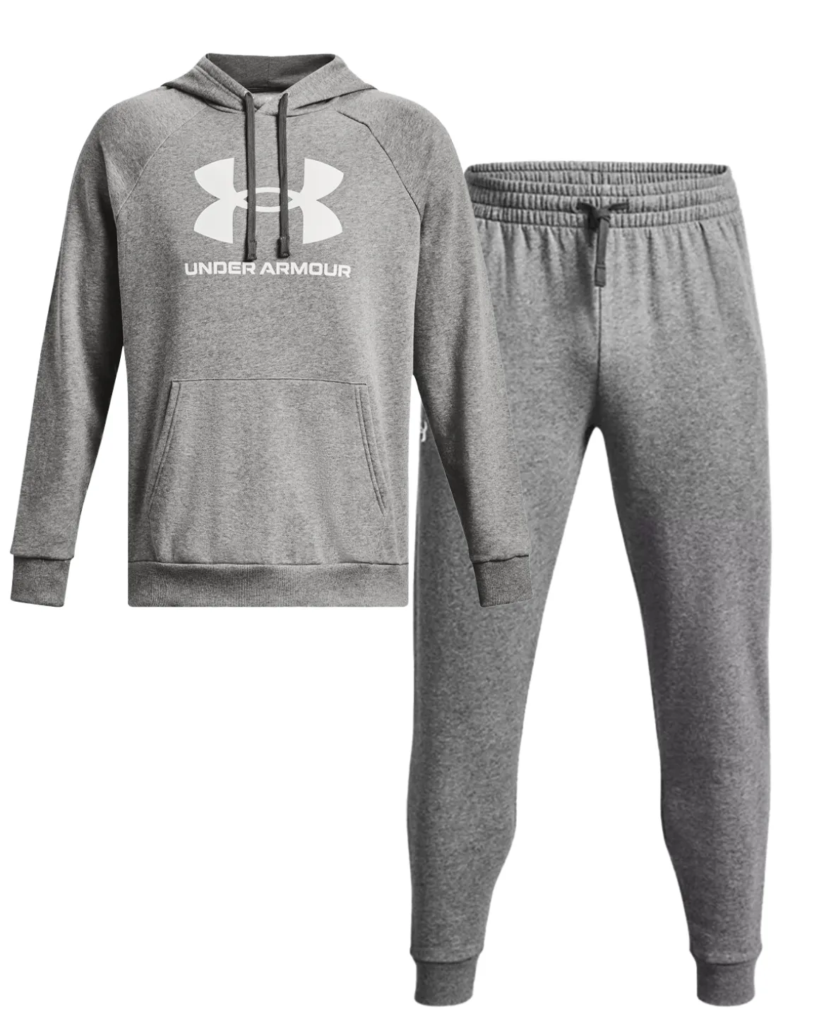 UA Rival Fleece Hoodie + Joggers Castlerock SET