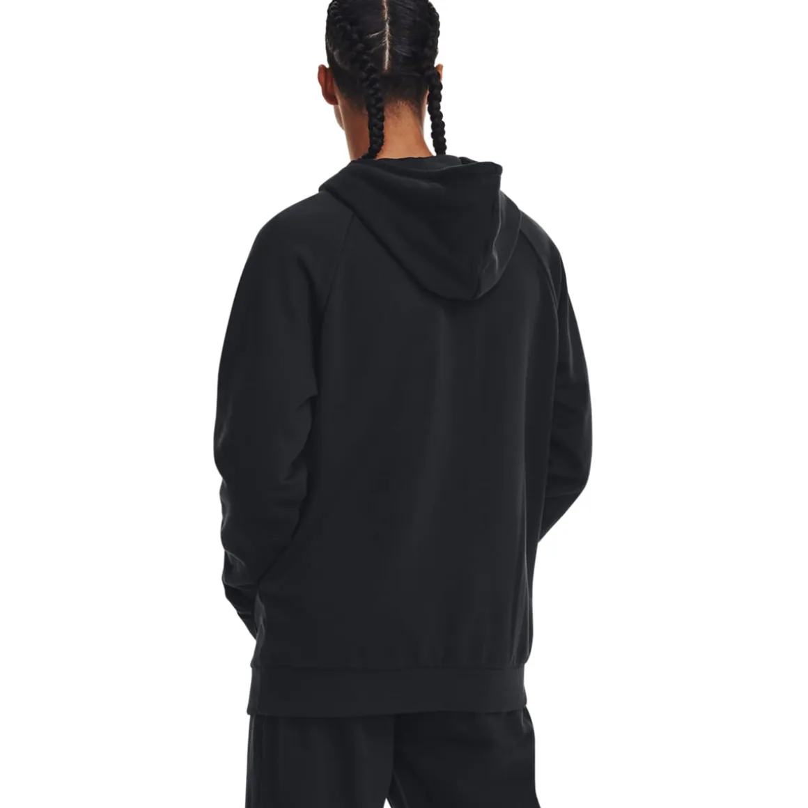 UA Rival Fleece Logo Hoodie Black