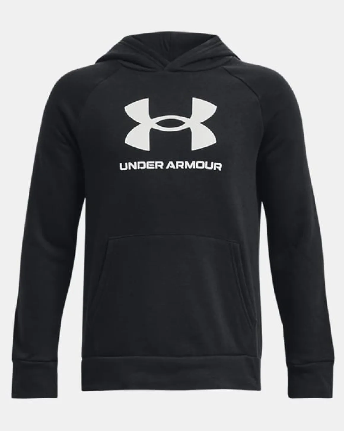 UA Rival Fleece Logo Hoodie Black